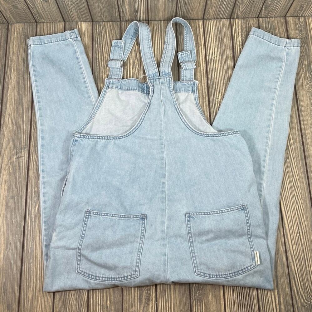 Billabong Denim‎ Overalls Button Front Jeans Y2K Sun Seeker Vintage Retro Farm L - Picture 8 of 10